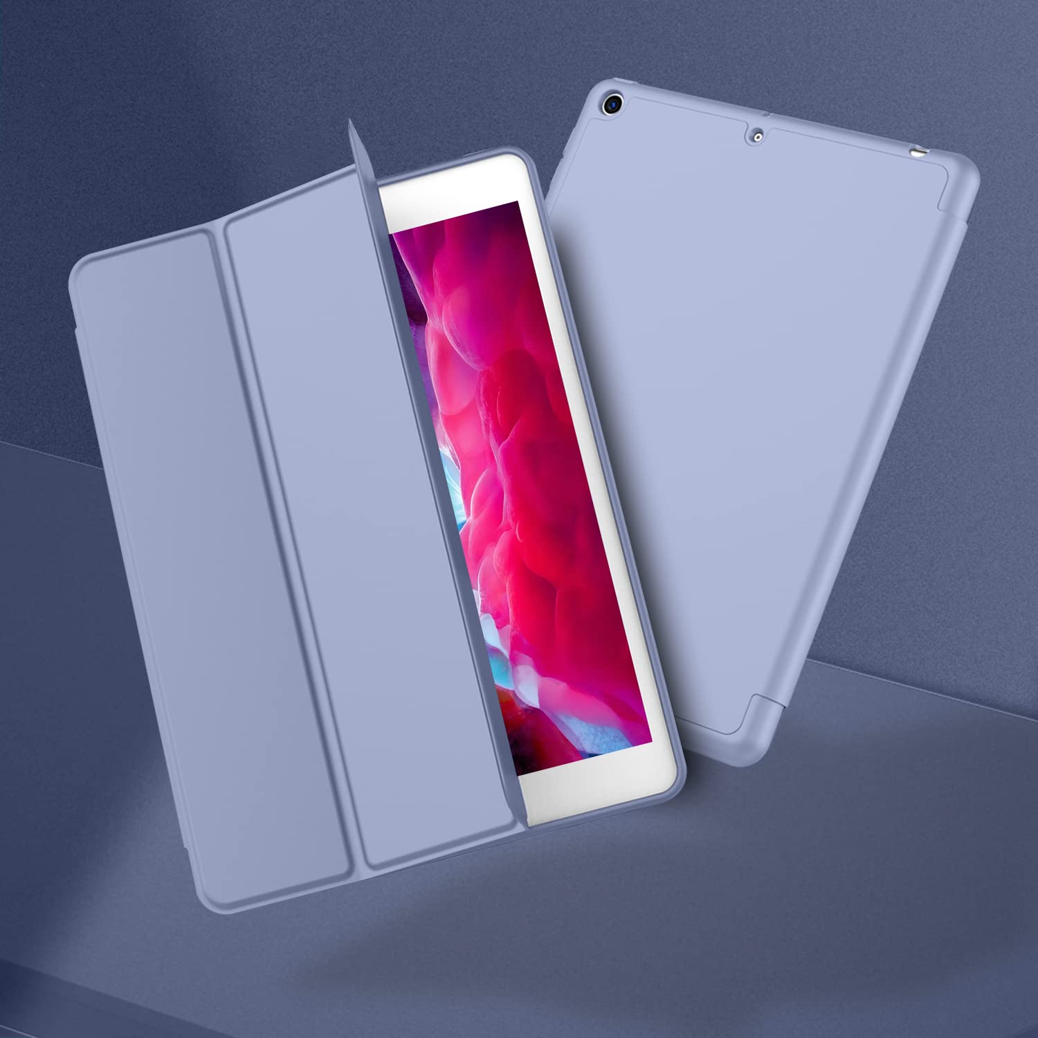 Foto 6 pulgar | Funda Para Ipad 9.7 Imieet Smart Cover Con Soporte Para Lápices, Color Lavanda - Venta Internacional.