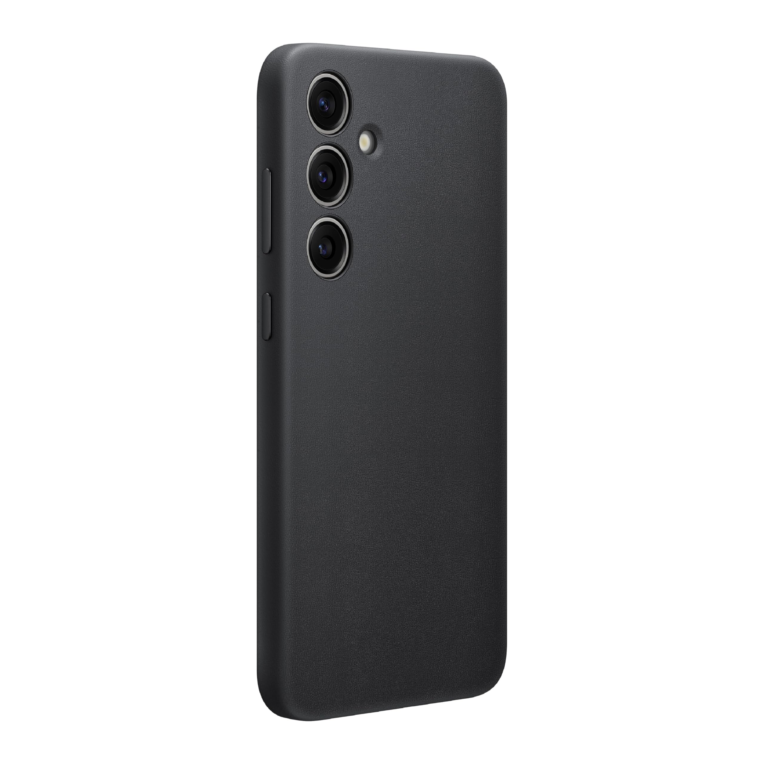 Foto 3 | Funda Para Teléfono Samsung Galaxy S24+ Plus De Piel Vegana Negra - Venta Internacional.