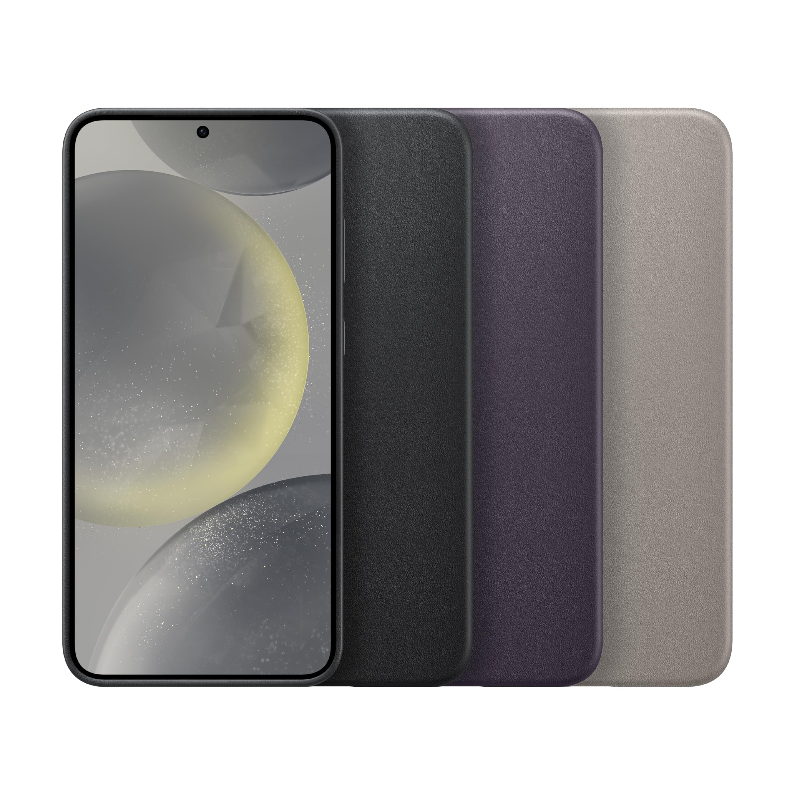 Foto 7 pulgar | Funda Para Teléfono Samsung Galaxy S24+ Plus De Piel Vegana Negra - Venta Internacional.
