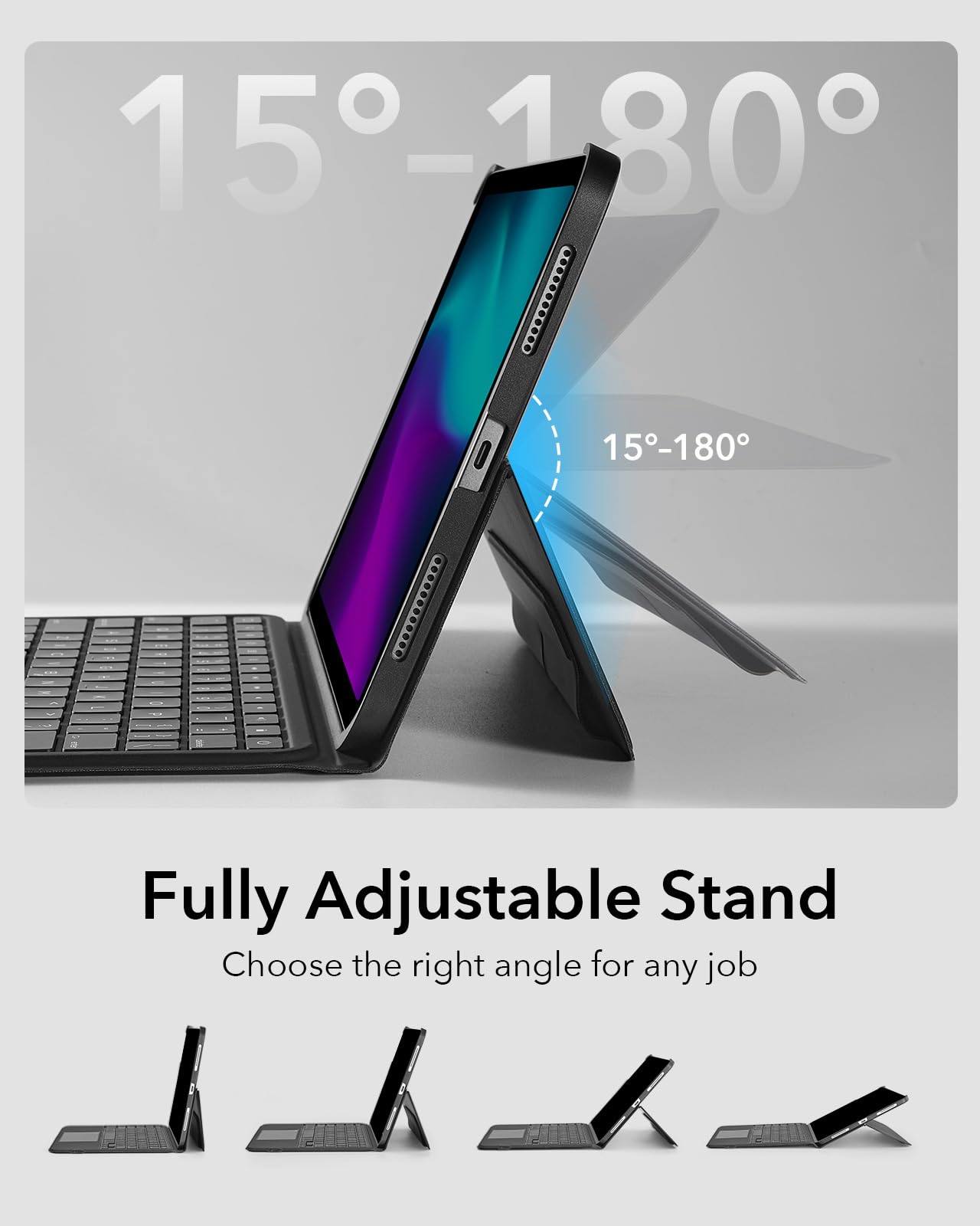 Foto 5 pulgar | Funda Con Teclado Esr Ascend Para Ipad Air 11 (2024) Y Ipad Pro 11 - Venta Internacional.