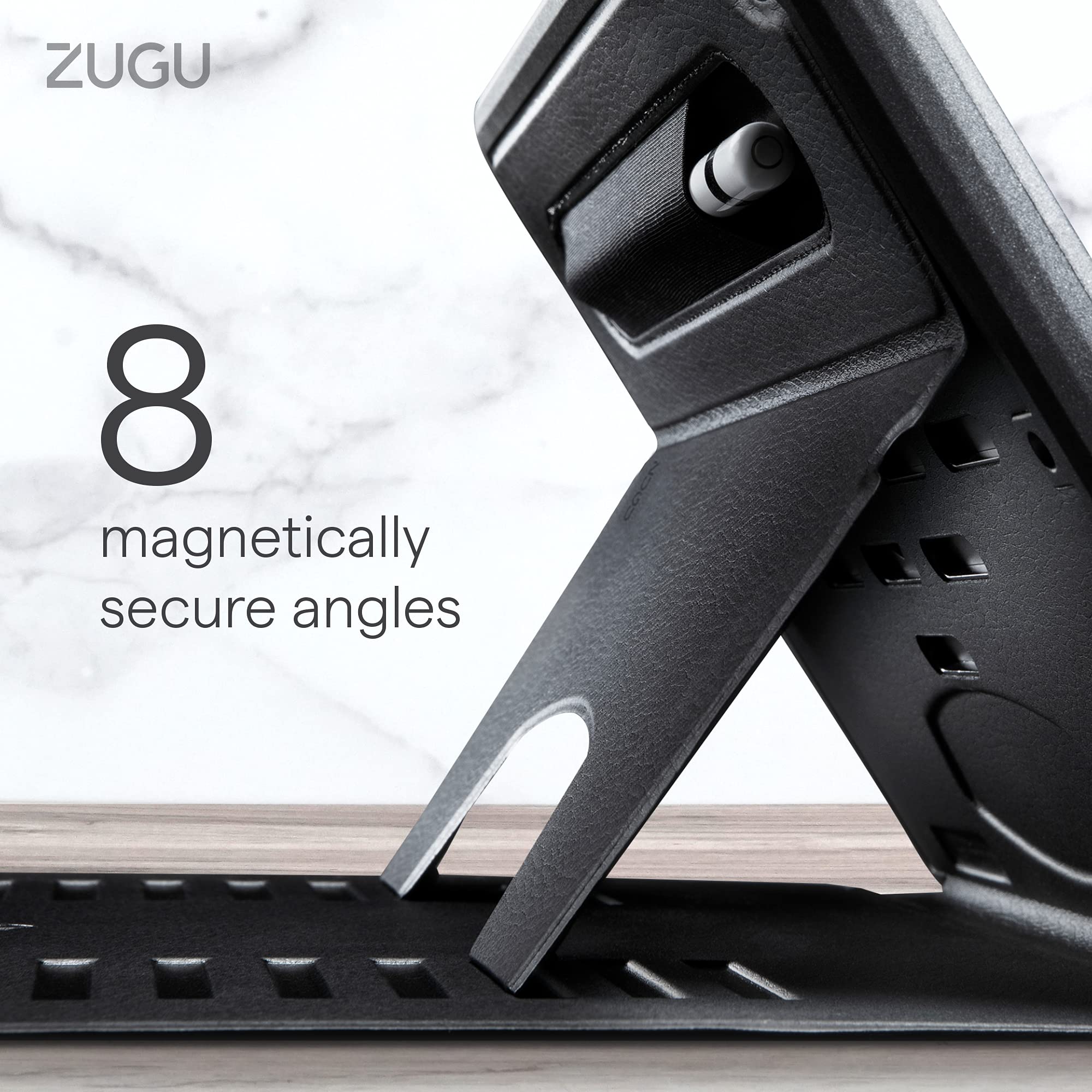 Foto 6 pulgar | Funda Zugu Para Ipad 9ª Generación De 10,2 Pulgadas Con Soporte Magnético Pine - Venta Internacional.
