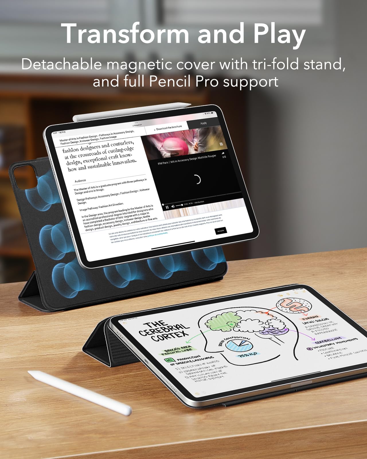 Foto 4 pulgar | Funda Esr Rebound Series Para Ipad Pro De 13 Pulgadas (2024), Color Negro - Venta Internacional.