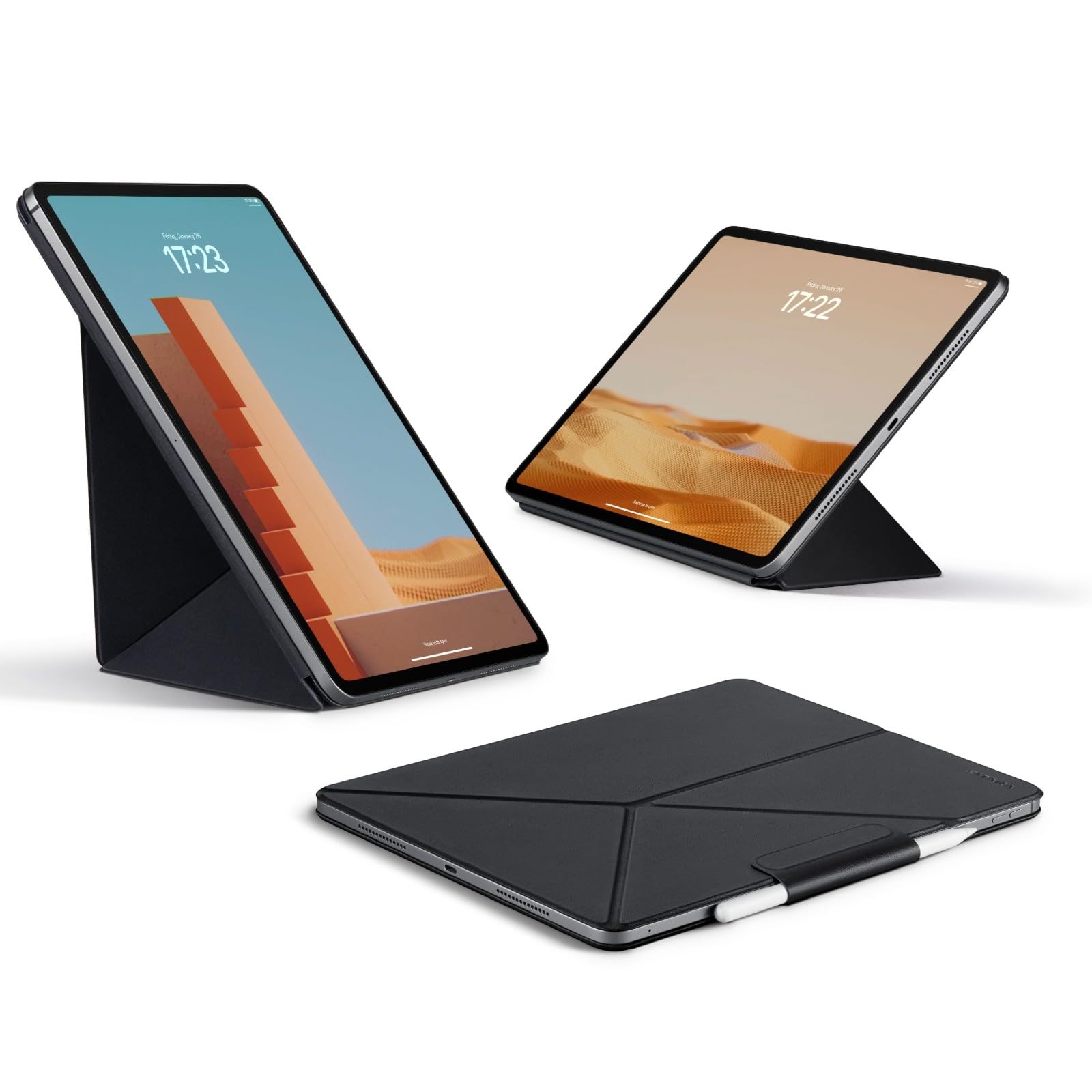 Funda Para Ipad Pro 11 Pitaka 2024 Con Soporte Para Lápices Y 4 Ángulos - Venta Internacional.