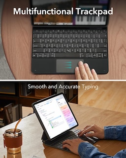 Foto 6 | Funda Con Teclado Esr Para Ipad Air De 13 Pulgadas (m2, 2024) Con Panel Táctil - Venta Internacional.