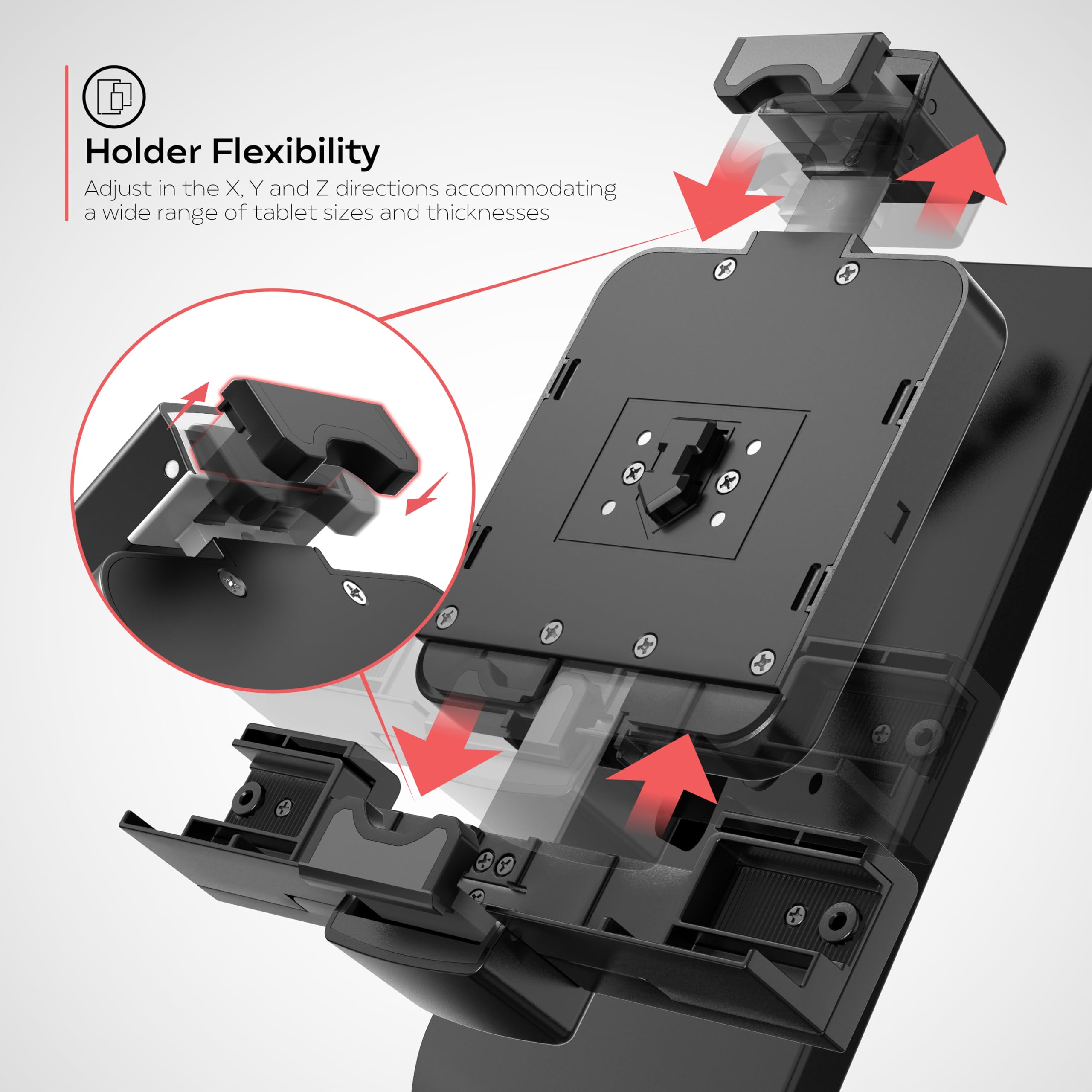 Foto 5 pulgar | Soporte De Suelo Cta Heavy-duty Con Soporte De Seguridad Para Ipad Y Galaxy - Venta Internacional.