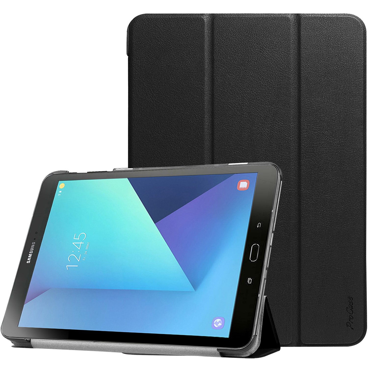 Foto 2 pulgar | Funda para Galaxy Tab S3 9.7 Procase Slim Smart Negro - Venta Internacional