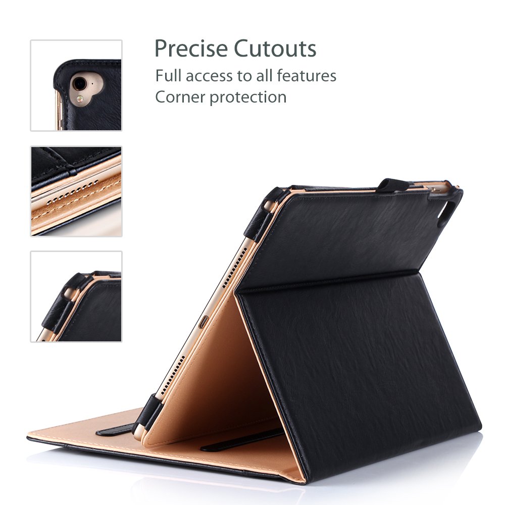 Foto 5 pulgar | Funda Procase para iPad Pro 9.7 Pulgadas 2016 de Piel Sintética Negra - Venta Internacional