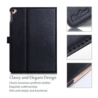 Foto 6 | Funda Procase para iPad Pro 9.7 Pulgadas 2016 de Piel Sintética Negra - Venta Internacional