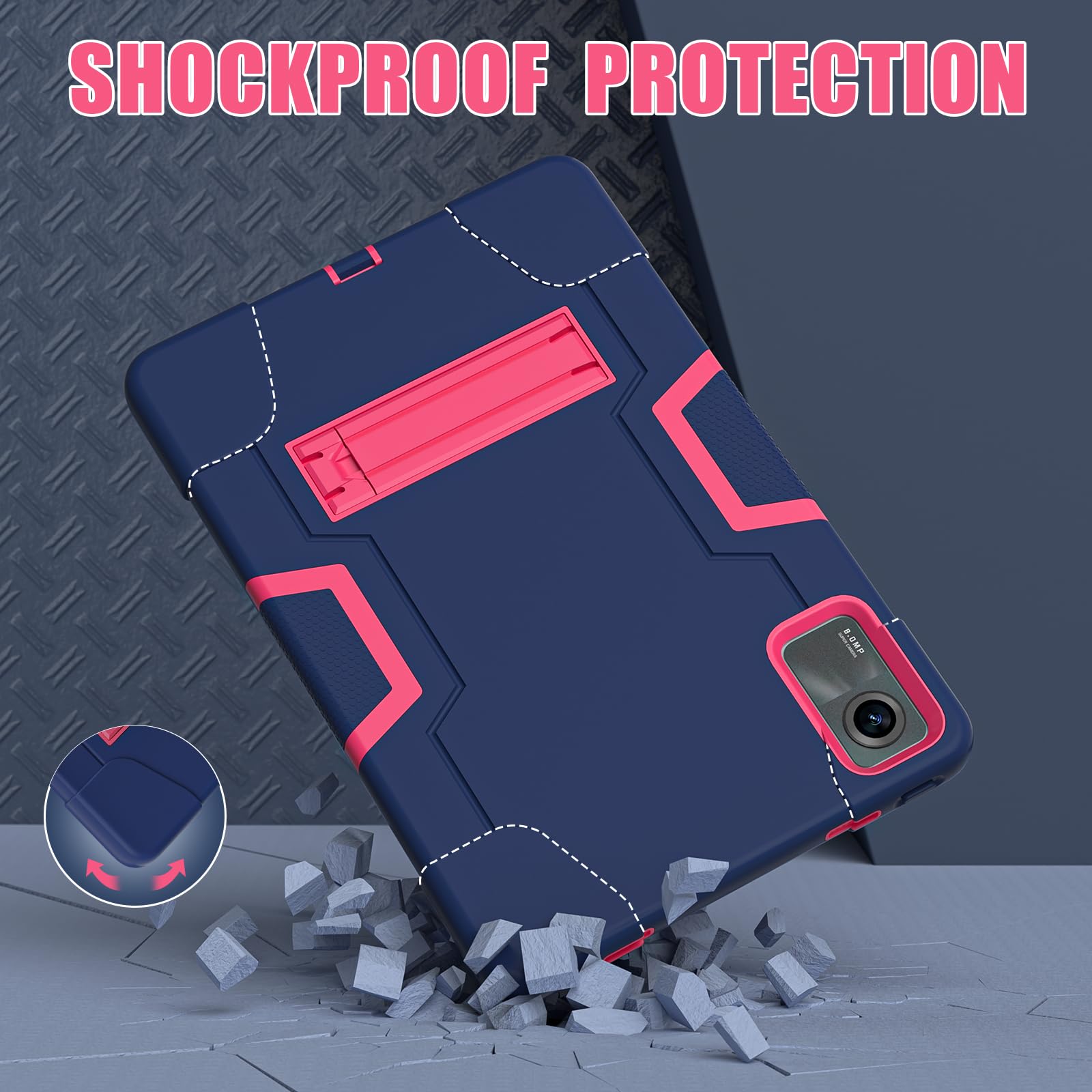 Foto 6 pulgar | Funda Protectora Para Xiaomi Redmi Pad Se De 11 Pulgadas, Color Azul Marino - Venta Internacional.
