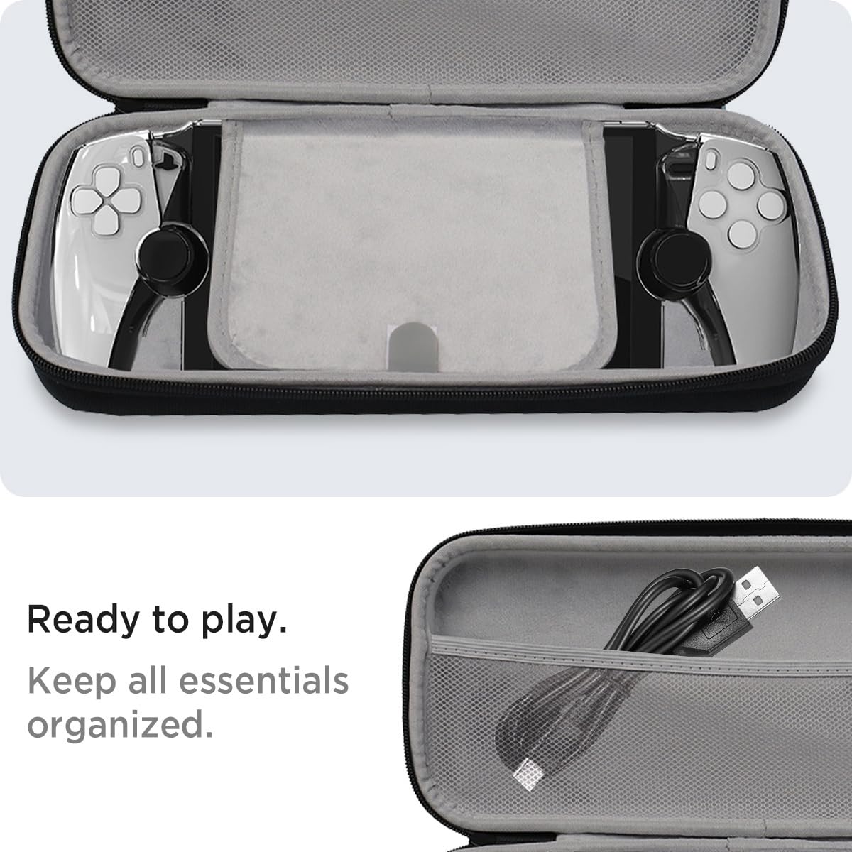 Foto 6 pulgar | Funda De Viaje Miimall Compatible Con Playstation Portal Black - Venta Internacional.