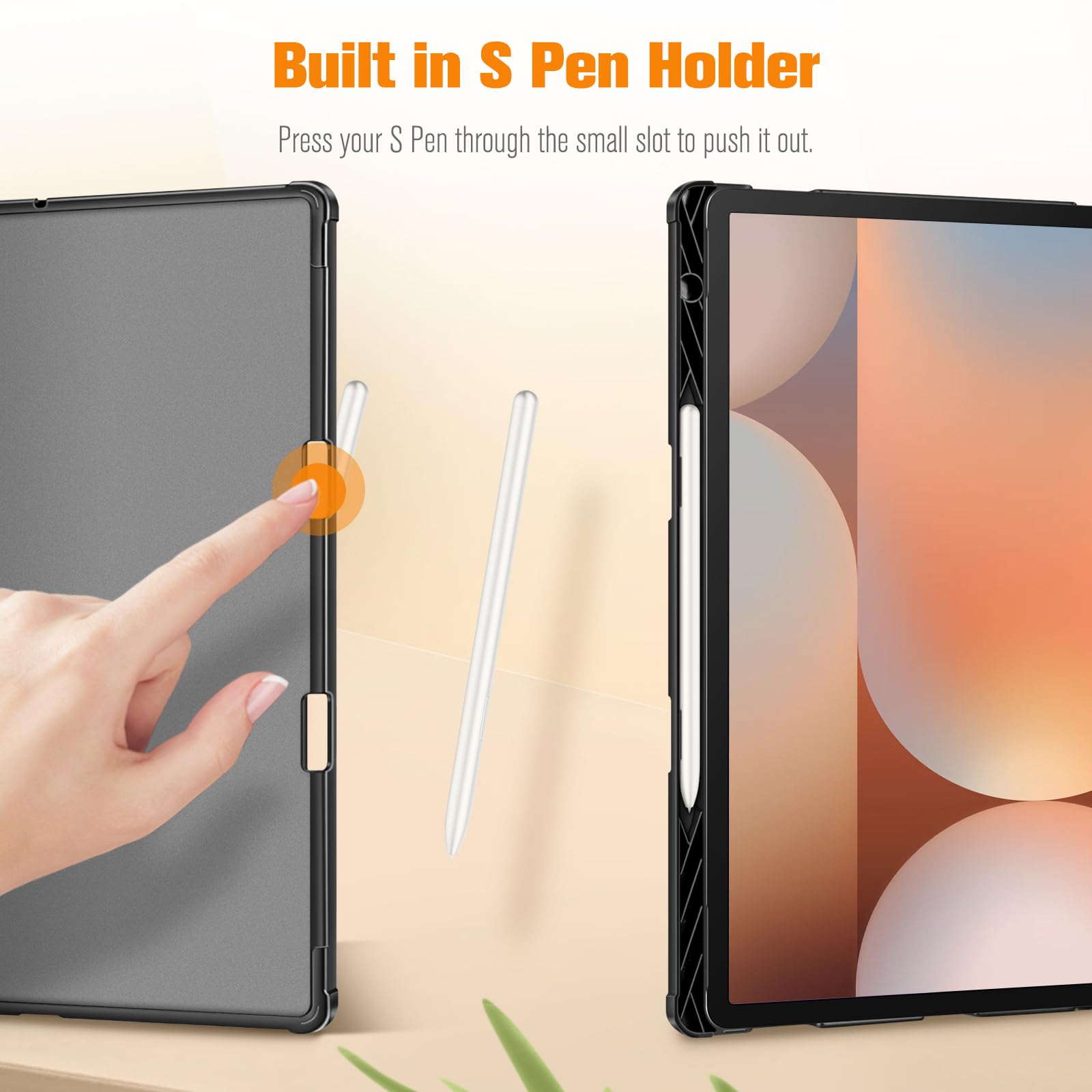 Foto 4 pulgar | Funda Fintie Para Samsung Galaxy Tab S10+ S9+ S9 Fe+ De 12,4 Pulgadas - Venta Internacional.