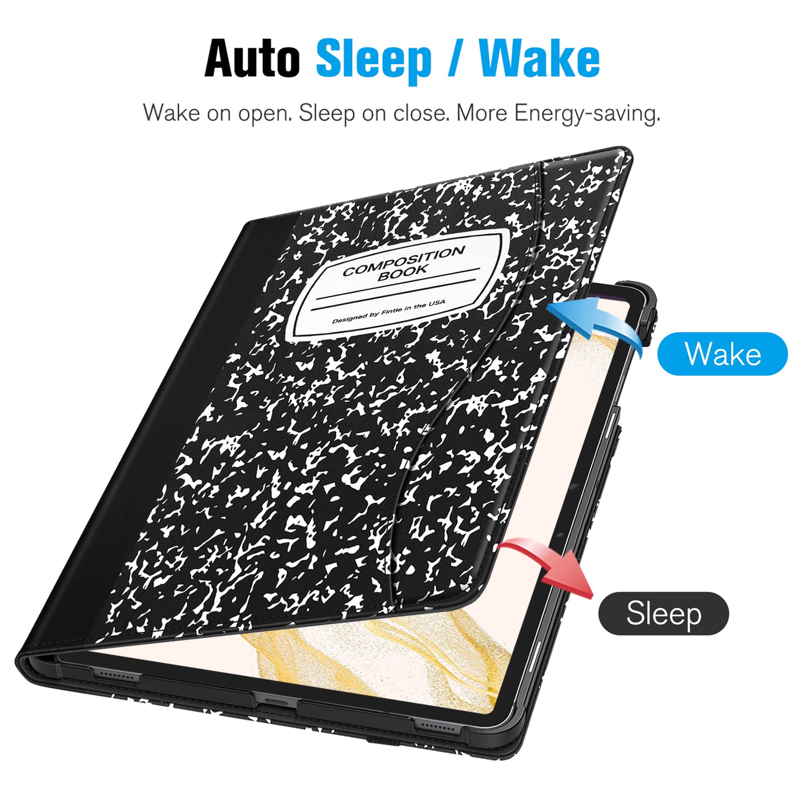 Foto 5 pulgar | Funda Fintie Para Samsung Galaxy Tab S8 Plus 2022/s7 Fe 2021 - Venta Internacional.