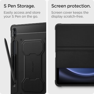 Foto 6 | Funda Spigen Rugged Armor Pro Para Samsung Galaxy Tab S9 Fe Plus - Venta Internacional.