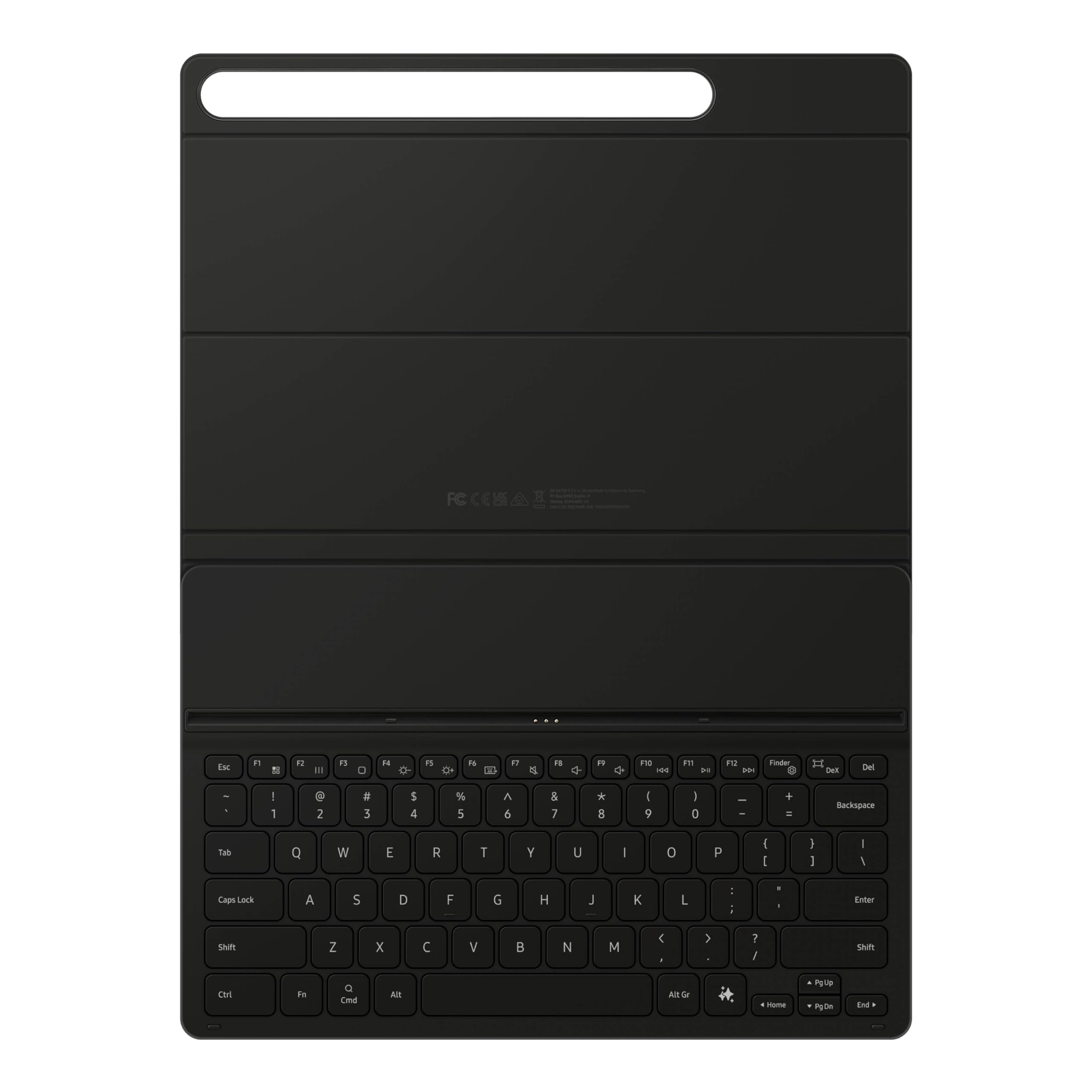 Foto 3 | Funda Tipo Libro Con Teclado Para Samsung Galaxy Tab S10+, Color Negro - Venta Internacional.