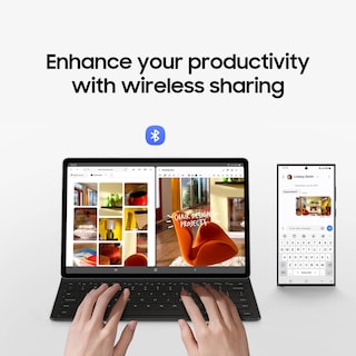 Foto 7 | Funda Tipo Libro Con Teclado Para Samsung Galaxy Tab S10+, Color Negro - Venta Internacional.