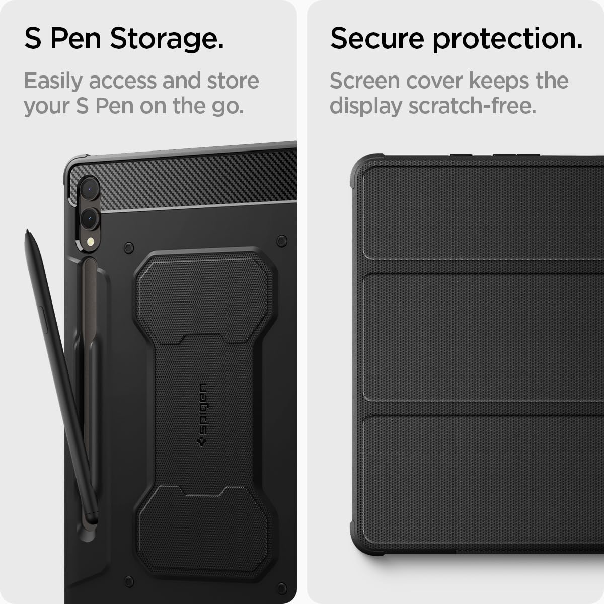 Foto 7 pulgar | Funda Spigen Rugged Armor Pro Para Galaxy Tab S10 Plus De 12,4 Pulgadas - Venta Internacional.