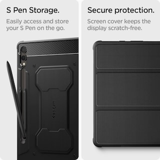 Foto 6 | Funda Spigen Rugged Armor Pro Para Galaxy Tab S10 Plus De 12,4 Pulgadas - Venta Internacional.