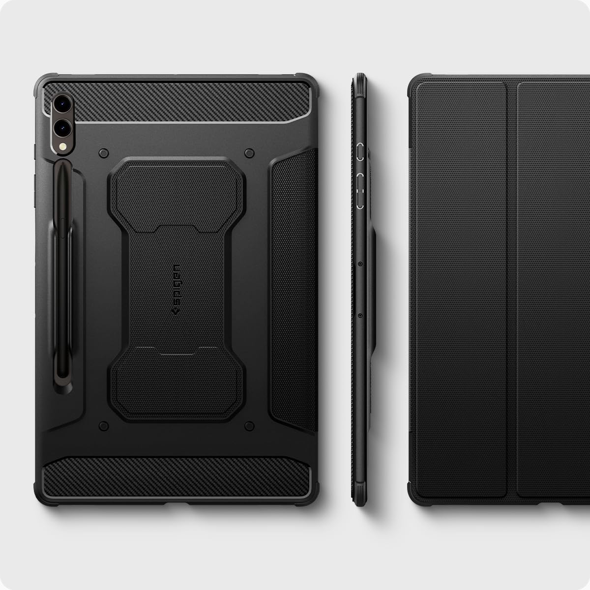 Foto 8 pulgar | Funda Spigen Rugged Armor Pro Para Galaxy Tab S10 Plus De 12,4 Pulgadas - Venta Internacional.