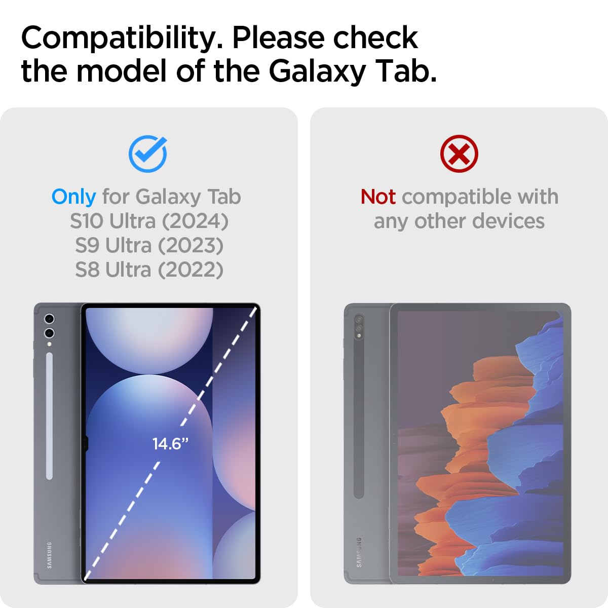 Foto 3 pulgar | Funda Spigen Ultra Hybrid Pro De Triple Pliegue Para Galaxy Tab S10, Color Gris - Venta Internacional.