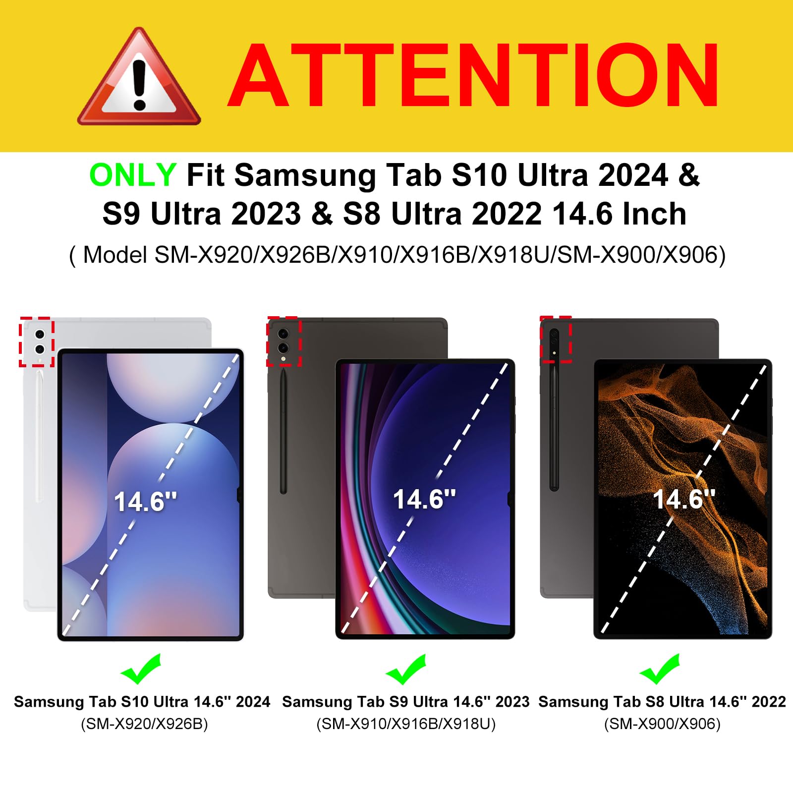 Foto 2 | Funda Fintie Para Samsung Galaxy Tab S10 Ultra 14.6 Pulgadas, Color Gris - Venta Internacional.