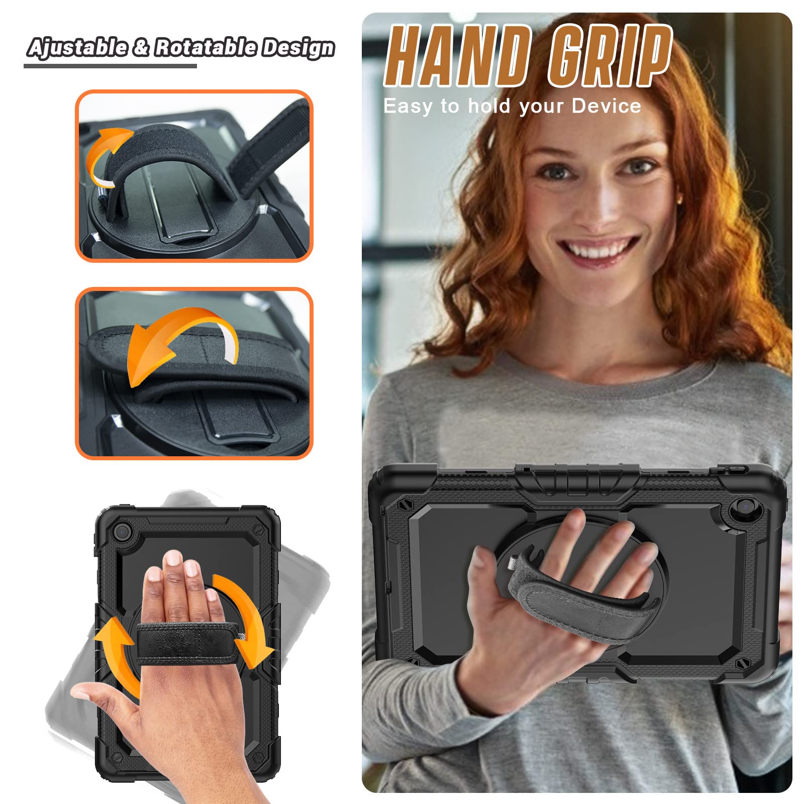 Foto 5 pulgar | Funda Herize Para Lenovo Tab M10 Plus 3rd Gen 10.6 2022 Con Protector De Pantalla - Venta Internacional.