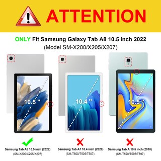 Foto 2 | Funda Fintie Hybrid Slim Para Samsung Galaxy Tab A8 10.5 2022 - Venta Internacional.