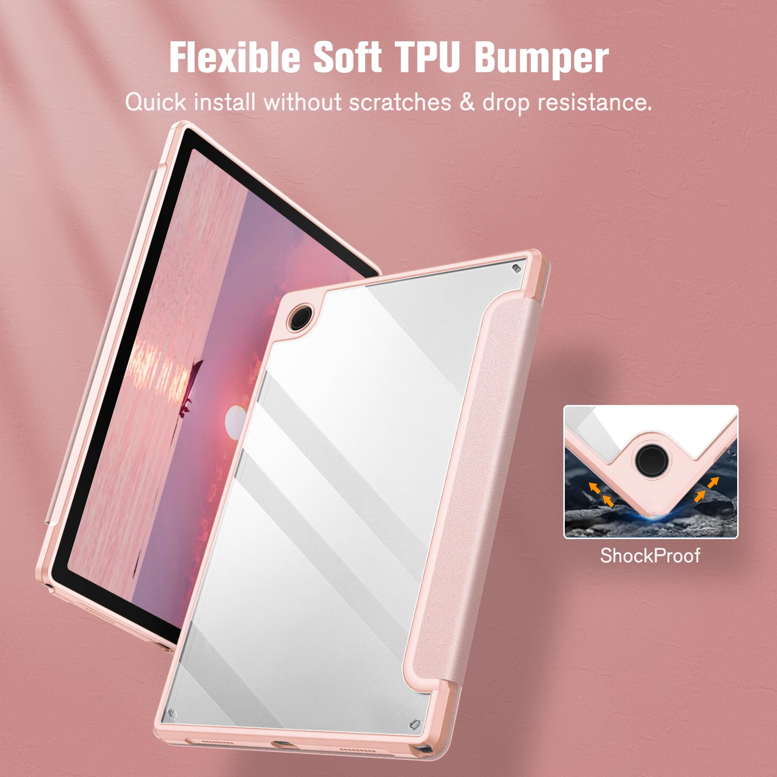 Foto 7 pulgar | Funda Fintie Hybrid Slim Para Samsung Galaxy Tab A8 10.5 2022 - Venta Internacional.