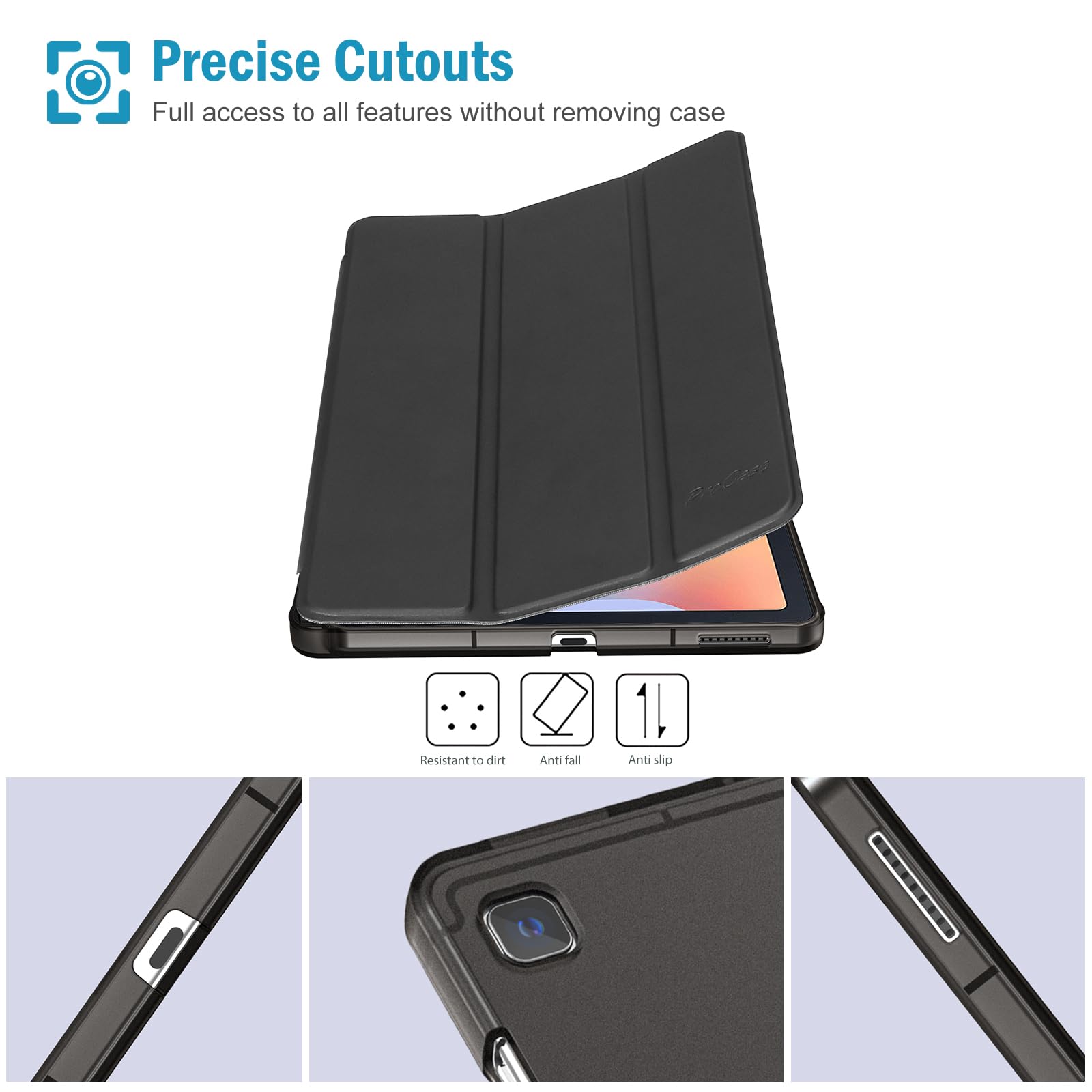 Foto 8 pulgar | Funda Procase Para Galaxy Tab S6 Lite 10.4 Con Soporte Para Bolígrafo S - Venta Internacional.