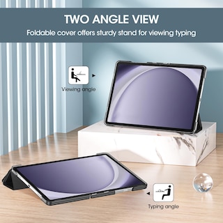 Foto 4 | Funda Procase Smart Para Galaxy Tab A9 Plus 11'' 2023 - Negra - Venta Internacional.