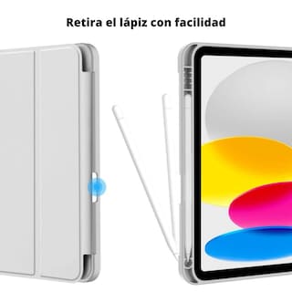 Foto 4 | Funda Para Ipad De 10,9 Pulgadas De 10,9 Pulgadas, Color Gris Con Ranura Para Lápices - Venta Internacional.