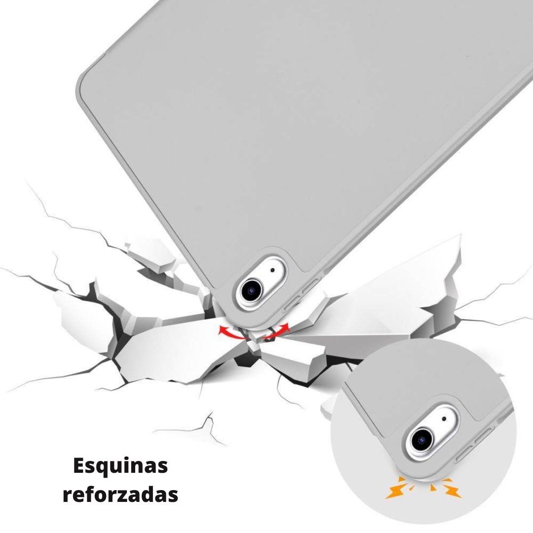 Foto 8 pulgar | Funda Para Ipad De 10,9 Pulgadas De 10,9 Pulgadas, Color Gris Con Ranura Para Lápices - Venta Internacional.