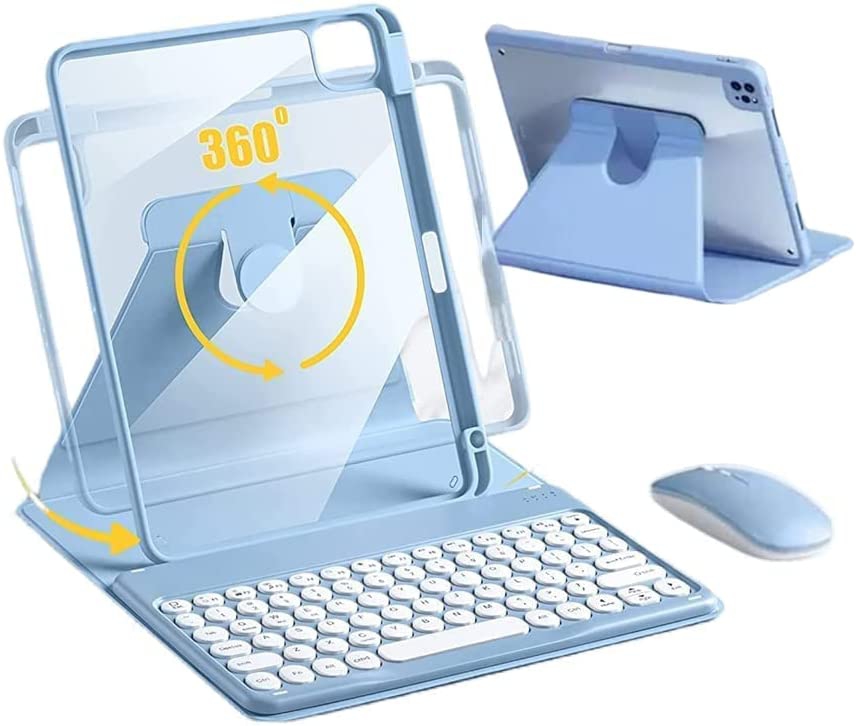 Foto 5 pulgar | Funda Con Teclado Y Ratón En Español Para Ipad 9, 8 O 7 10 - Venta Internacional.