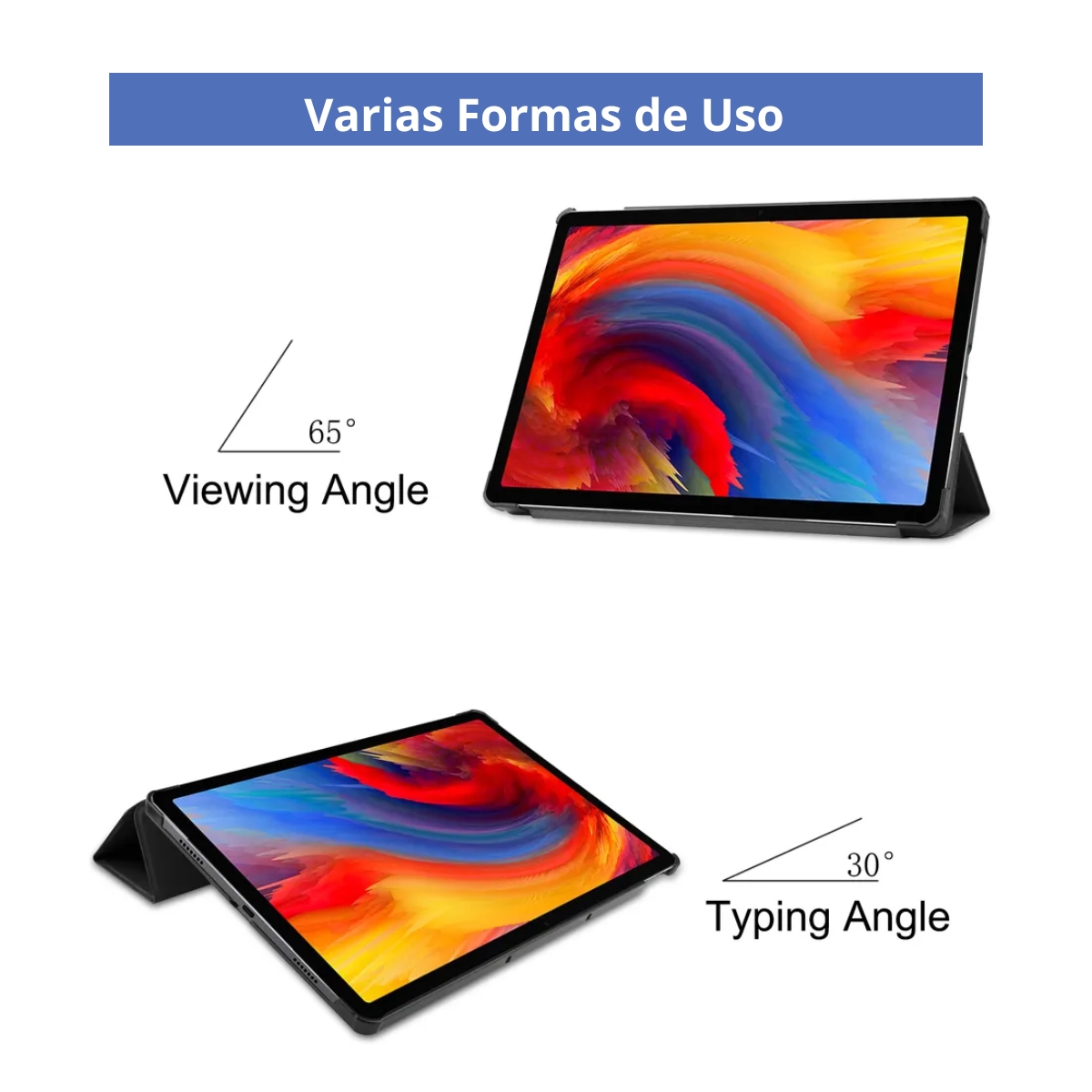 Foto 6 pulgar | Funda De Piel Sintética Para Tablet Lenovo P11 11 Tb-j606 - Venta Internacional.