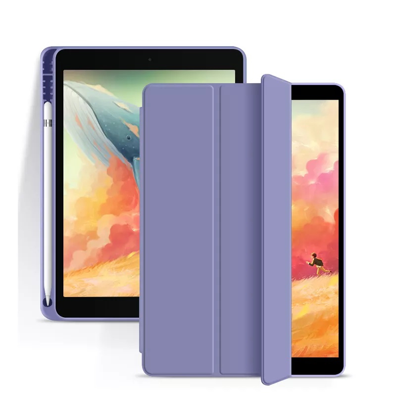 Foto 2 pulgar | Funda Smart Cover Para Ipad 10.2 + Con Ranura Para Lápices, Color Lavanda - Venta Internacional.
