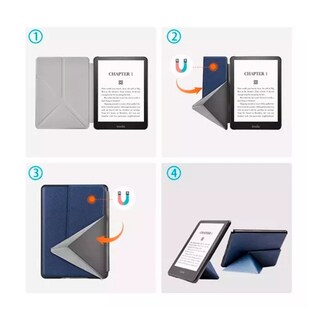 Foto 6 | Funda Para Kindle Paperwhite 11th Gen 2021, Color Azul Oscuro - Venta Internacional.