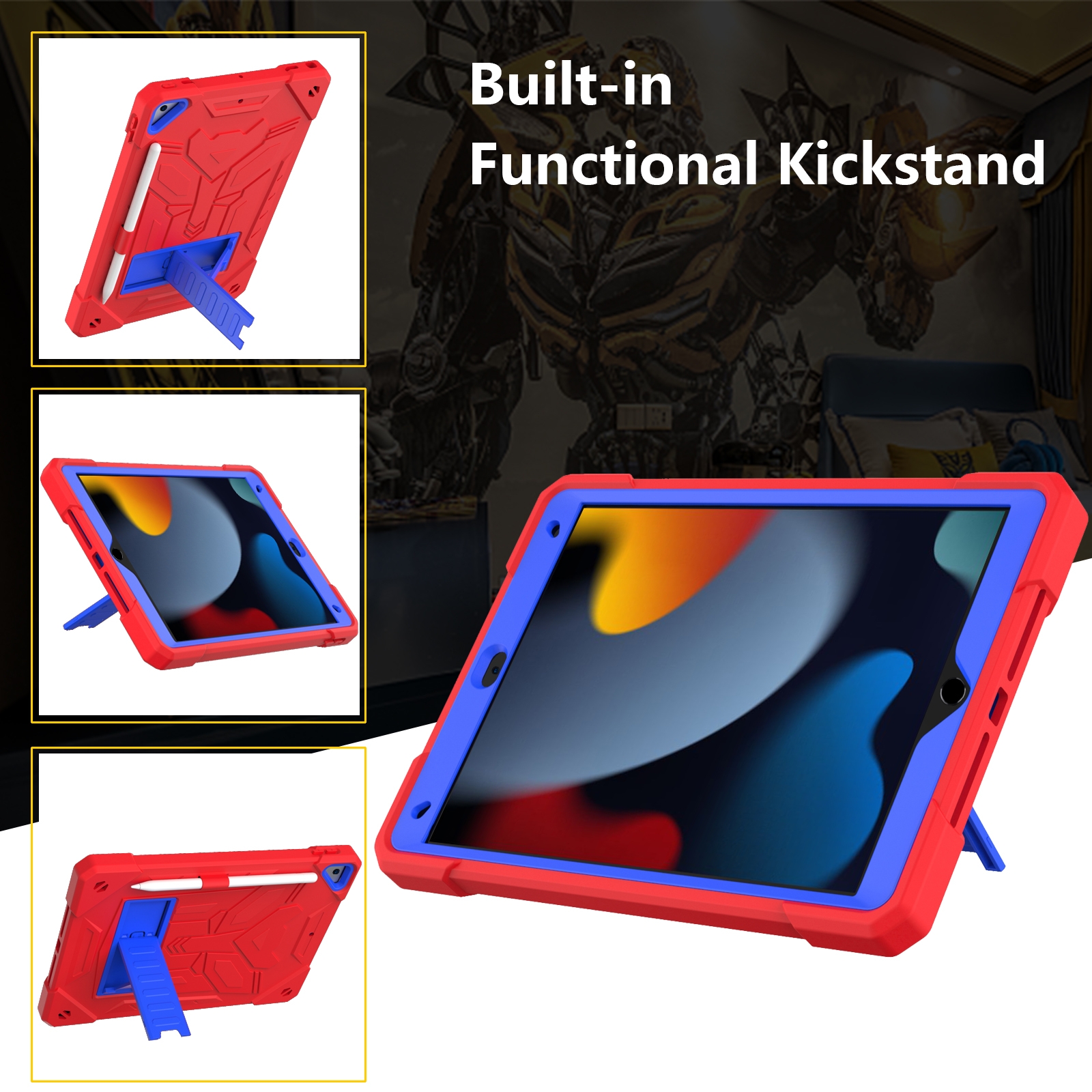 Foto 3 pulgar | Funda Protectora Para Tablet Pc Y Silicona Para Ipad 10.2 2019/2020 - Venta Internacional.
