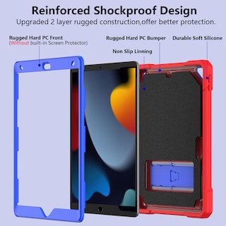 Foto 3 | Funda Protectora Para Tablet Pc Y Silicona Para Ipad 10.2 2019/2020 - Venta Internacional.