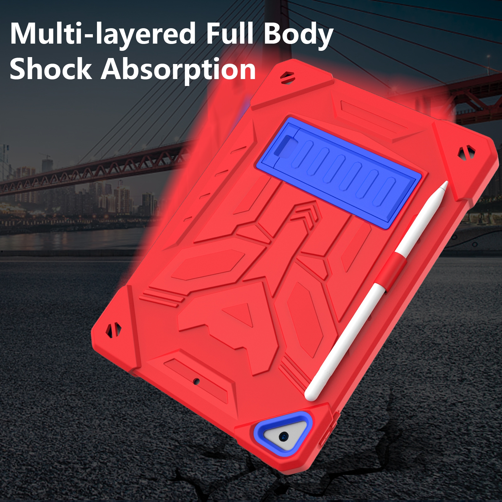 Foto 5 pulgar | Funda Protectora Para Tablet Pc Y Silicona Para Ipad 10.2 2019/2020 - Venta Internacional.