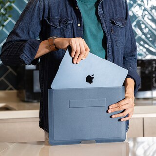 Foto 4 | Funda para MacBook Oslo de Piel Sintética hasta 14'' con Soporte Ergonómico