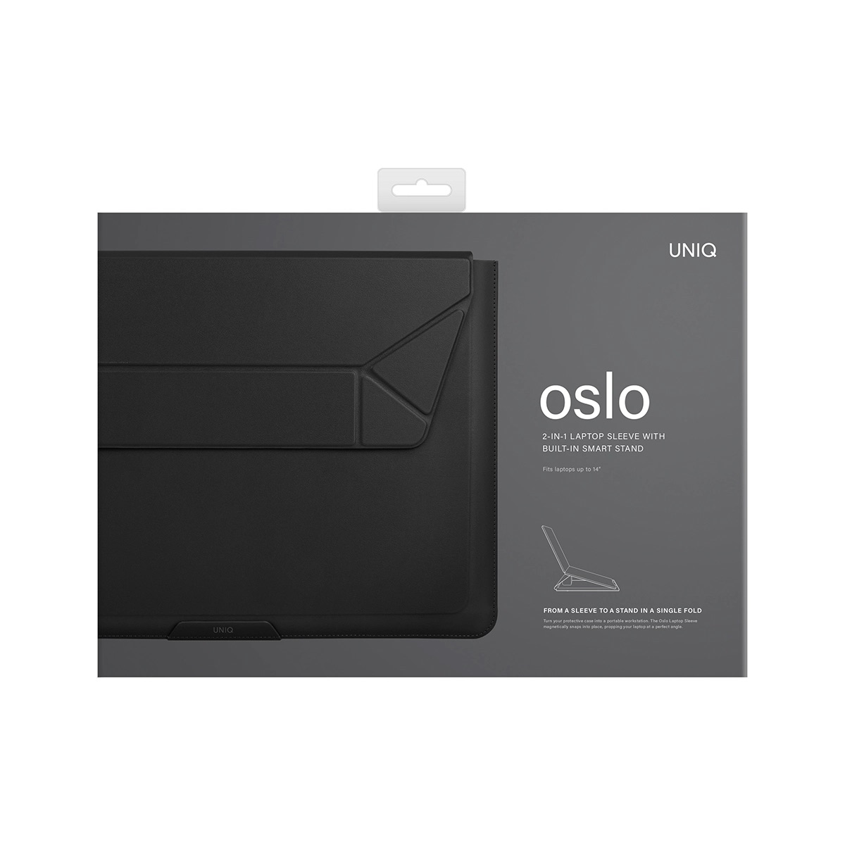 Foto 7 pulgar | Funda para MacBook Oslo de Piel Sintética hasta 14'' con Soporte Ergonómico