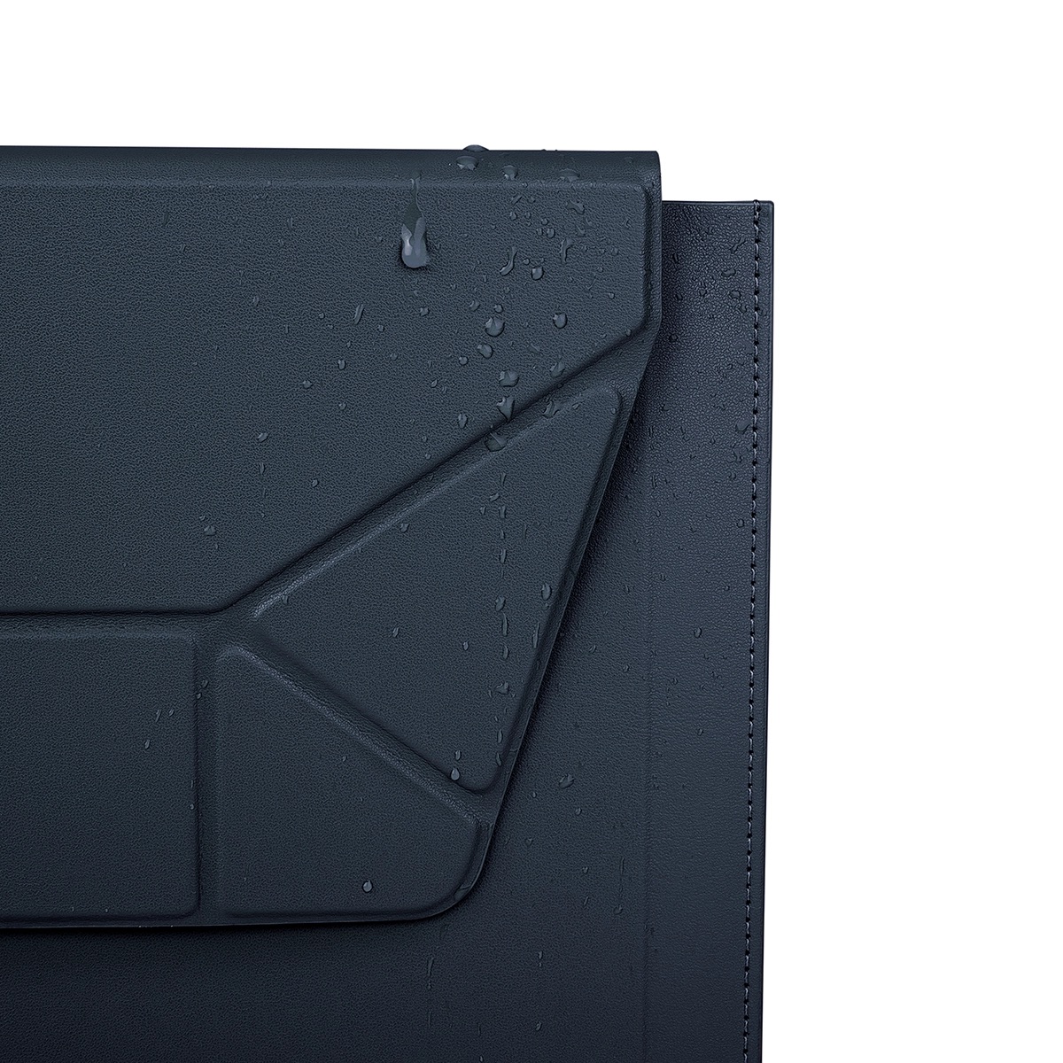 Foto 3 pulgar | Funda para MacBook Oslo hasta 14'' Piel Sintética con Soporte Ergonómico