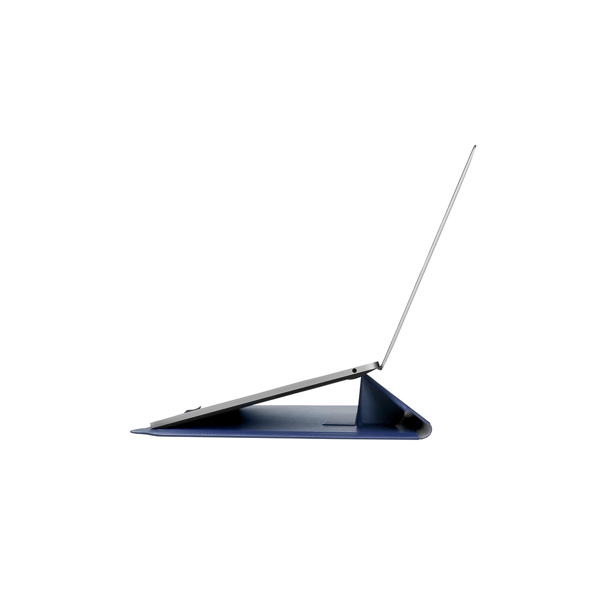 Foto 4 pulgar | Funda para MacBook Oslo hasta 14'' Piel Sintética con Soporte Ergonómico