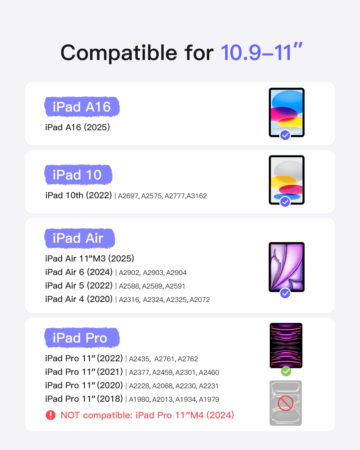 Foto 3 pulgar | Funda Para Ipad Con Teclado Inateck Para Ipad De Décima Y Undécima Generación - Venta Internacional.