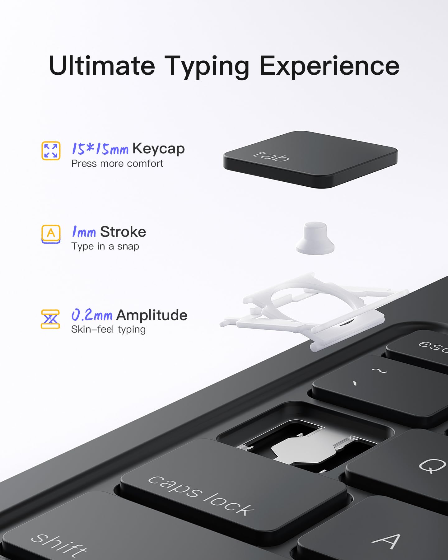 Foto 8 pulgar | Funda Para Ipad Con Teclado Inateck Para Ipad De Décima Y Undécima Generación - Venta Internacional.