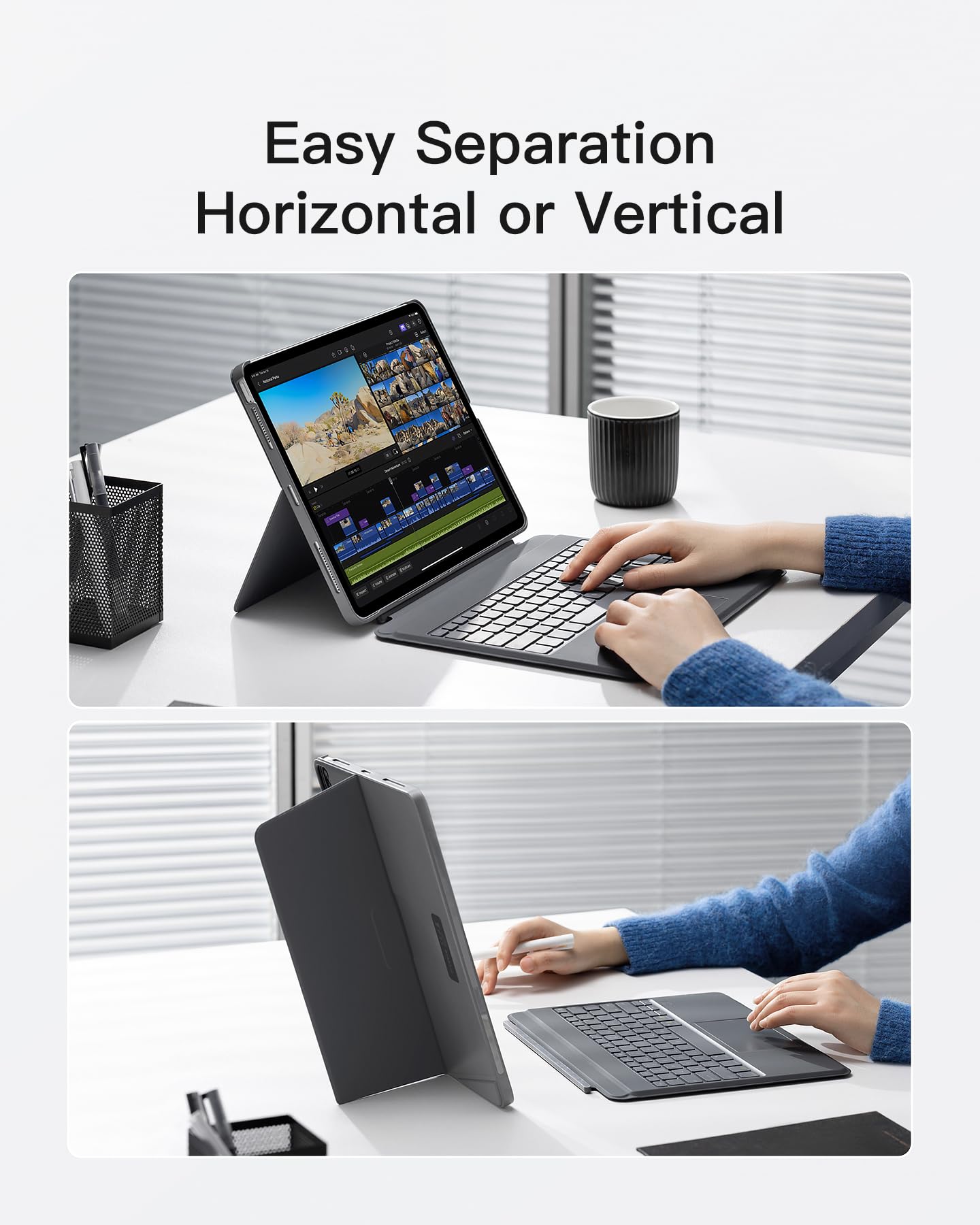 Foto 4 pulgar | Funda Con Teclado Inateck Ipad Air 13 (2024/2025) Para Ipad Pro 12.9 - Venta Internacional.