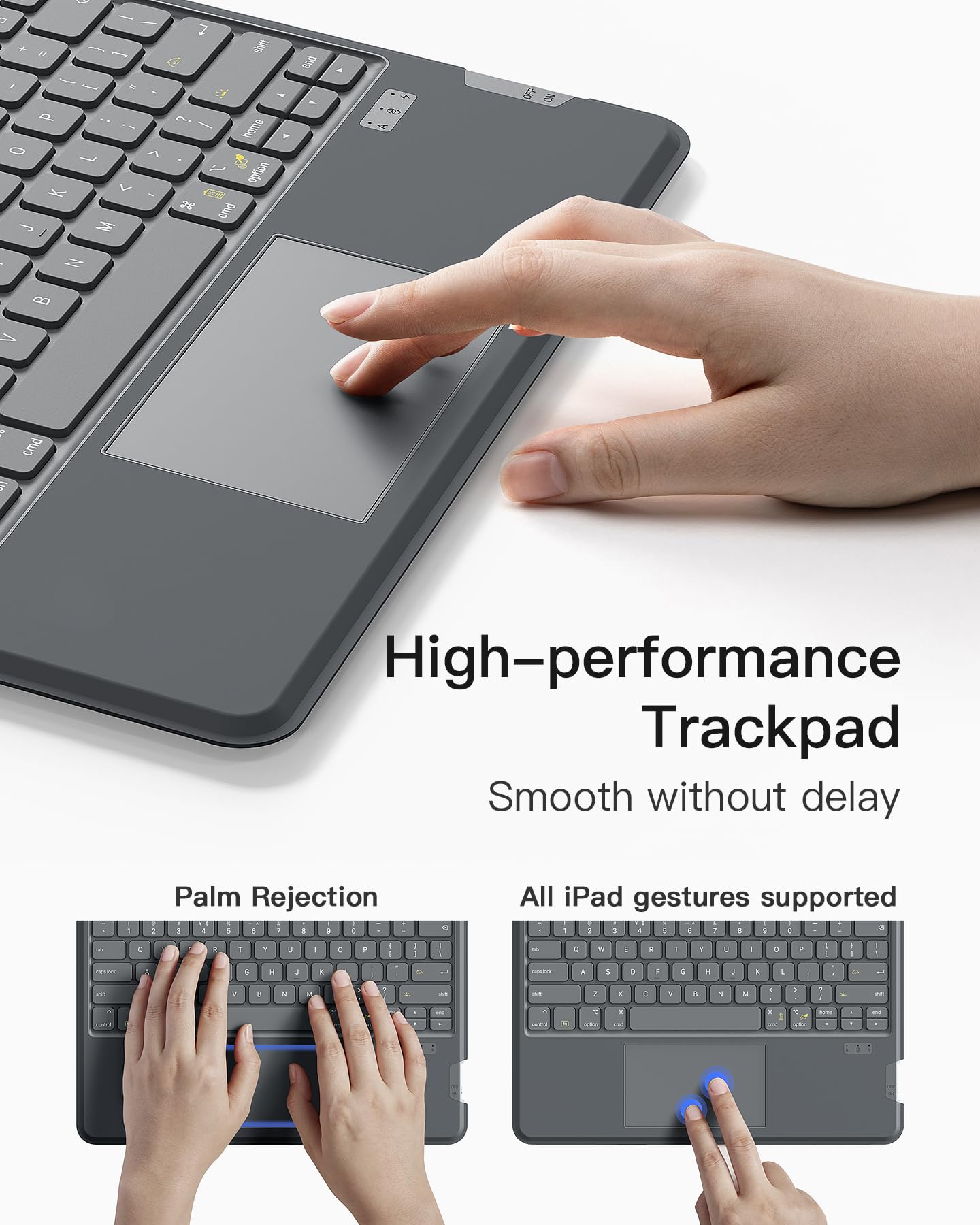Foto 7 pulgar | Funda Con Teclado Inateck Ipad Air 13 (2024/2025) Para Ipad Pro 12.9 - Venta Internacional.