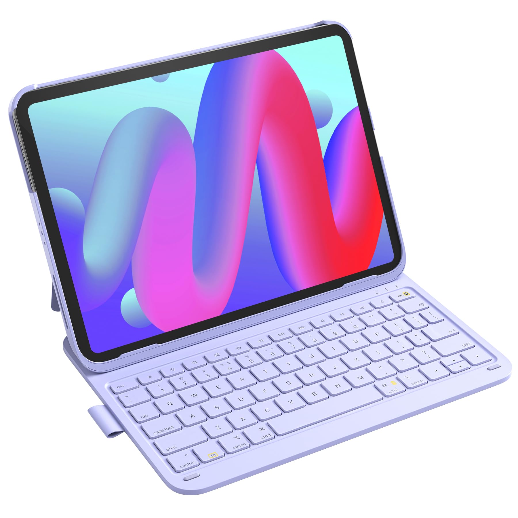 Foto 1 | Funda Con Teclado Para Ipad Inateck Airtap De Décima Y Undécima Generación, Color Morado - Venta Internacional.