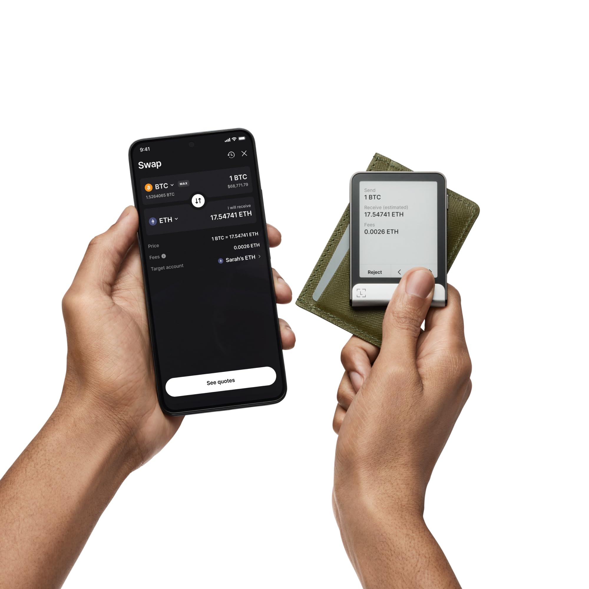 Foto 7 pulgar | Pantalla Táctil Crypto Wallet Ledger Flex Secure E Ink Btc - Venta Internacional.