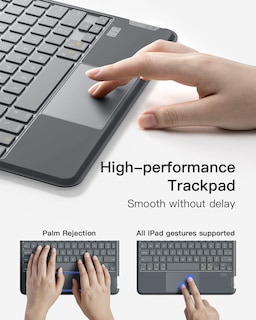 Foto 6 | Funda Para Ipad Con Teclado Inateck Para Ipad De 11.ª Y 10.ª Generación, Color Gris - Venta Internacional.