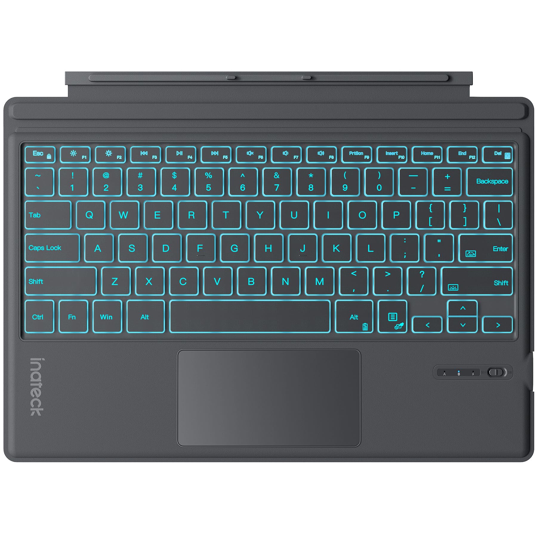 Teclado Inateck Surface Pro 7 Con Panel Táctil Precision Bt 5.3 - Venta Internacional.